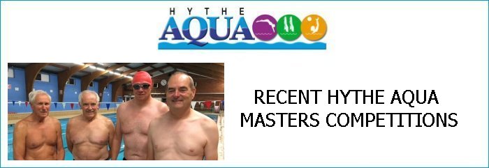 REPORT IN RECENT HYTHE AQUA MASTERS COMPETITIONS